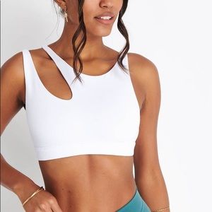 Alo Yoga White Peak Sports Bra